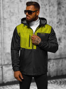 Мъжко яке черна OZONEE JS/22M311/392