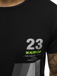 Мъжка тениска черна OZONEE JS/SS10932