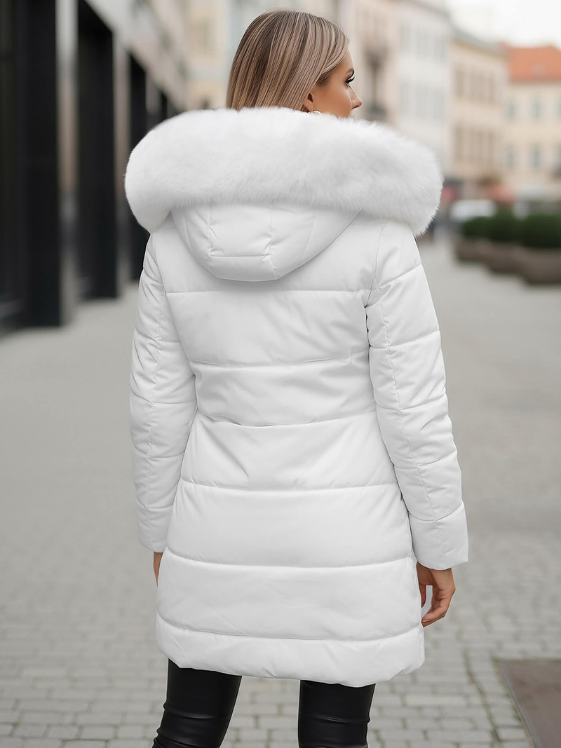 Дамско яке бял OZONEE JS/16M9099/281Z