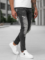 Мъжки дънки черни OZONEE NB/MP0045NZ