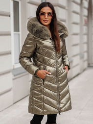 Дамско яке злато OZONEE JS/16M9100/403Z