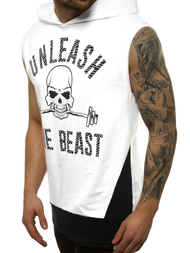 Мъжка тениска бяла OZONEE MACH/M1214