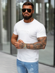 Мъжка тениска бял OZONEE O/QQ1386