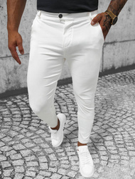 Мъжки панталони чино екрю OZONEE O/P4049