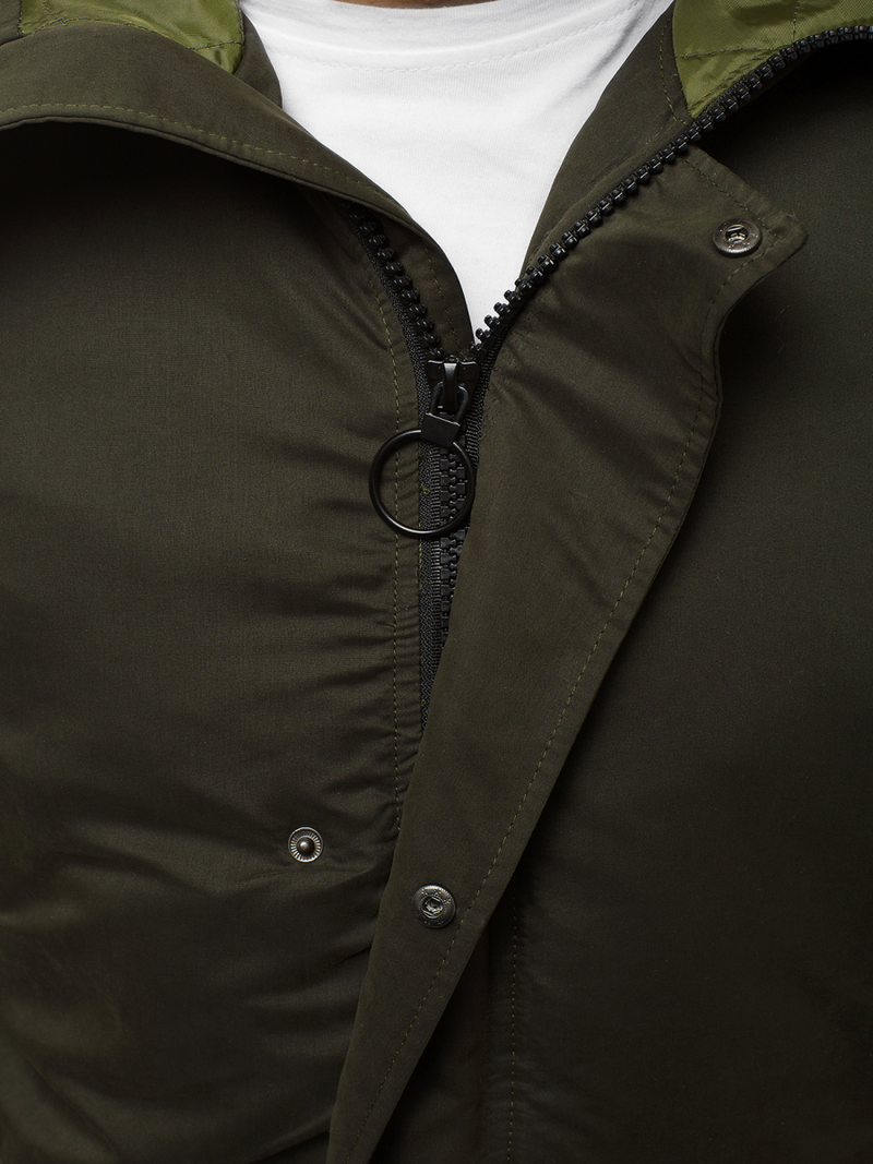 Мъжко яке тъмнозелена OZONEE JS/2019005