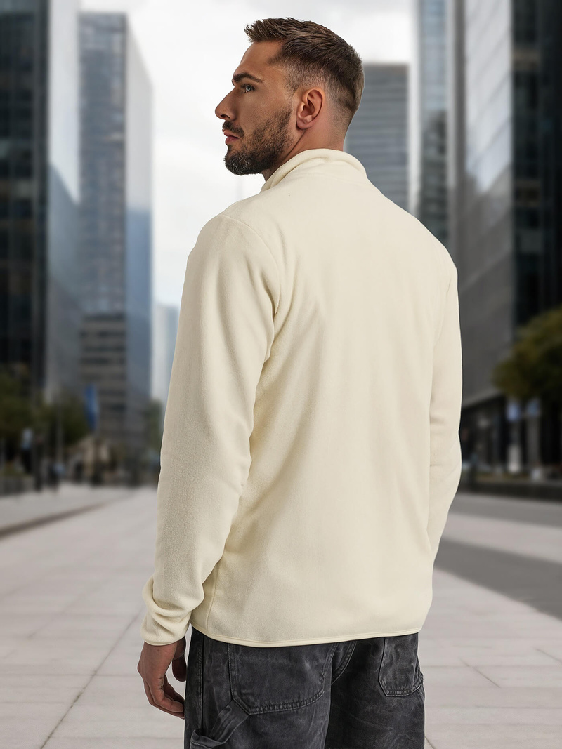 Мъжки суитшърт екрю OZONEE JS/HH016/1