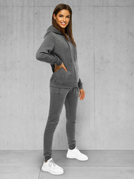 Дамски анцуг от две части графитен OZONEE JS/CKW02