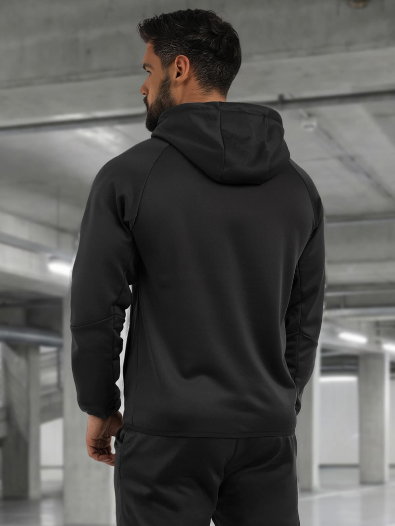 Мъжки спортен екип черен OZONEE JS/8C1966/3