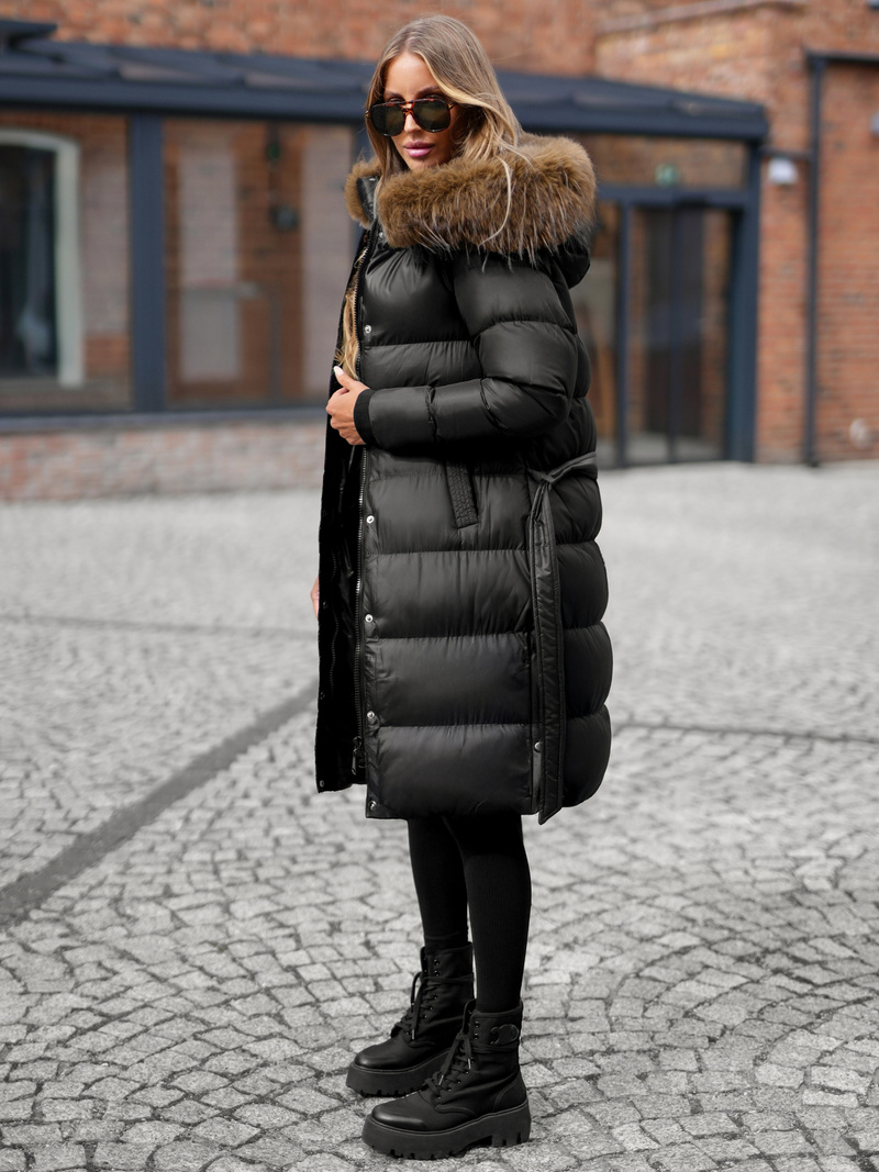 Дамско яке черно OZONEE JS/5M3298/392Z