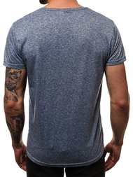 Мъжка тениска тъмносин OZONEE JS/KS2056