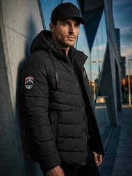 Мъжко яке черни OZONEE JS/31M5081/392