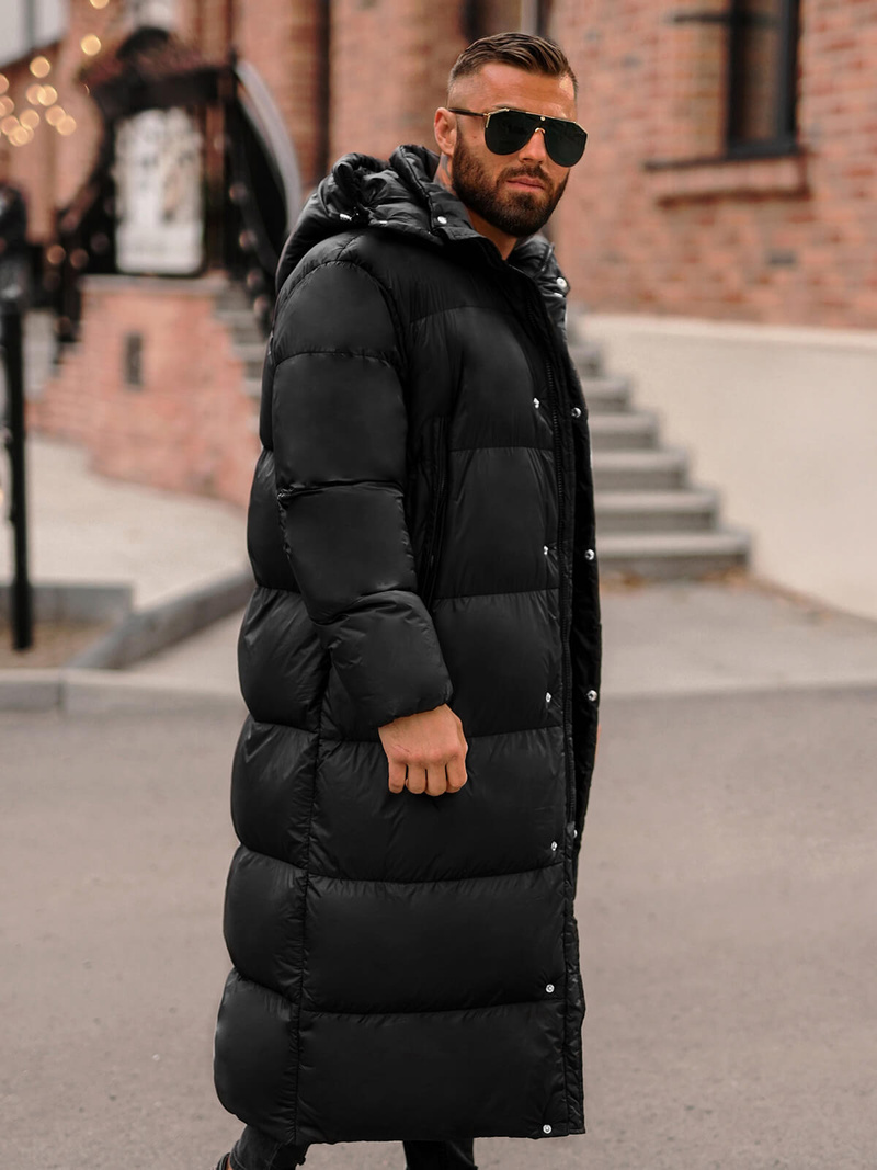 Мъжко яке черно OZONEE O/M3202Z