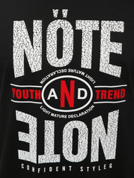 Мъжка тениска черна OZONEE JS/SS10968