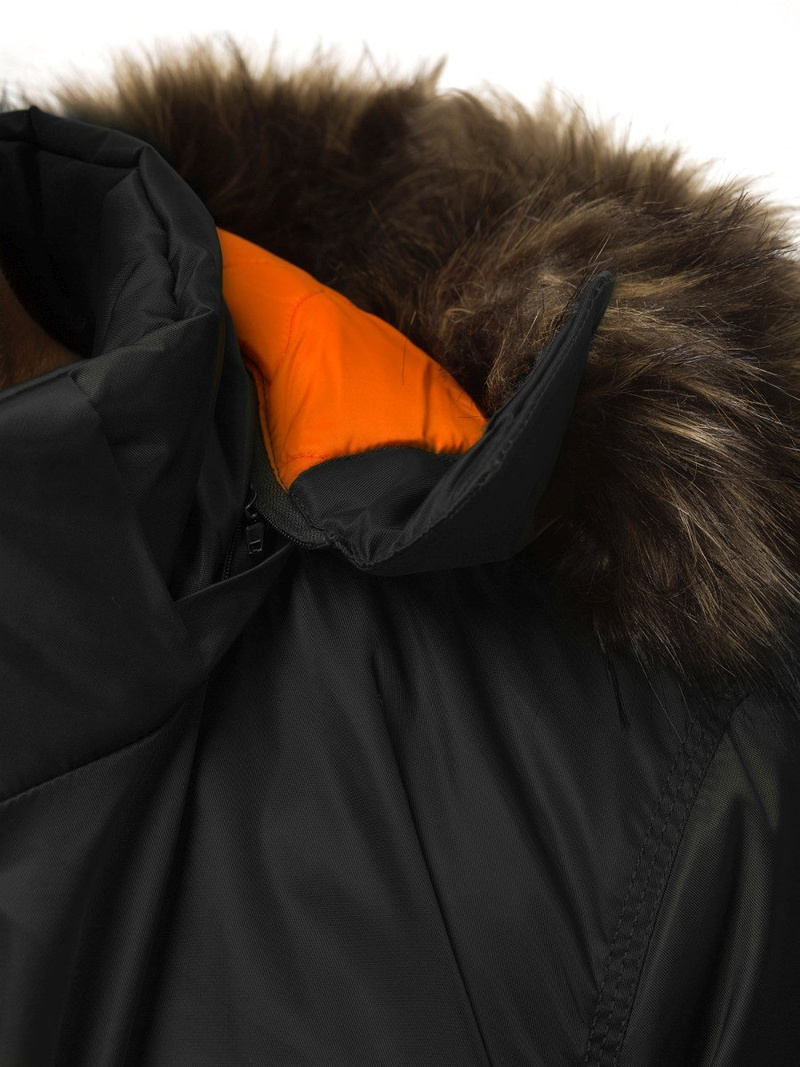 Мъжко яке черно OZONEE O/99122