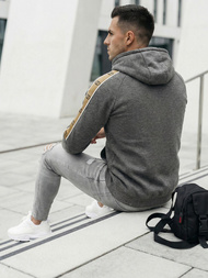 Мъжки суитшърт графитен OZONEE JS/8B1730/5Z