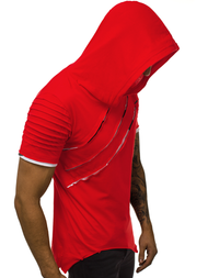 Мъжка тениска червена OZONEE O/1187XZ