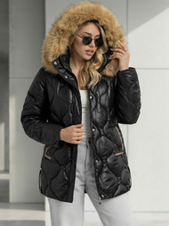 Дамско яке черно OZONEE O/5M3226/392Z