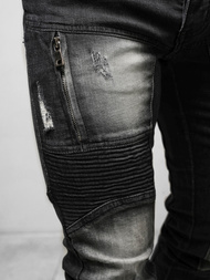 Мъжки дънки черни OZONEE NB/MP0046N