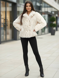 Дамско яке бял OZONEE JS/11Z8261Z