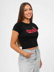 Дамски Тениска черна OZONEE JS/R62744