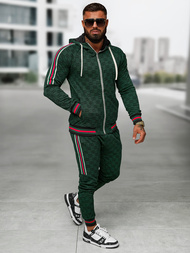 Мъжки спортен екип зелен OZONEE O/FF5111AB