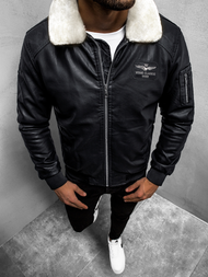 Мъжко яке черно OZONEE O/4811