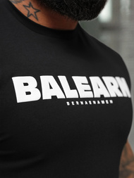 Мъжка тениска черен OZONEE NB/MT3135