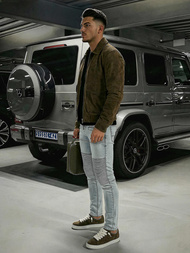 Мъжки дънки светлосиньо OZONEE O/EM8889Z