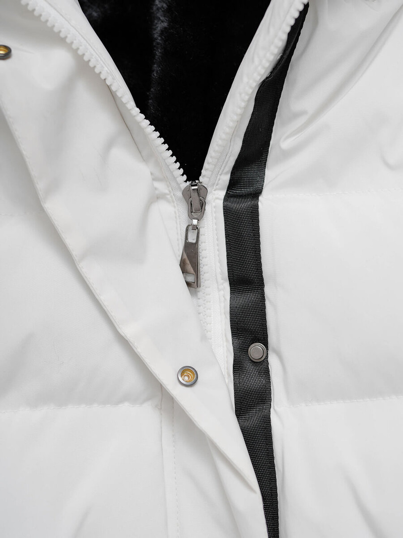 Дамско яке бял OZONEE JS/5M3233/281