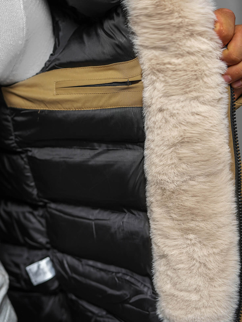 Зимно яке камел OZONEE JS/5M3123/84