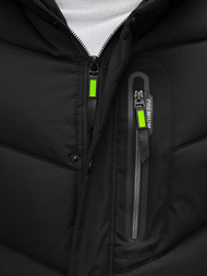 Зимно яке черно OZONEE JS/22M55/392