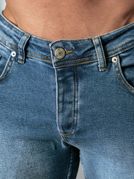 Мъжки дънки синьо OZONEE O/0525