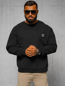 Cуитшърт черен OZONEE O/SWE23049Z