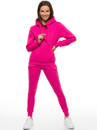 Дамски долнища на анцуг розово OZONEE JS/CK01