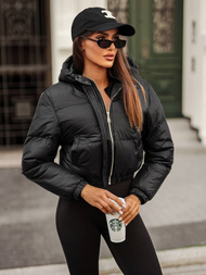 Дамско яке черно OZONEE JS/5M3260/392