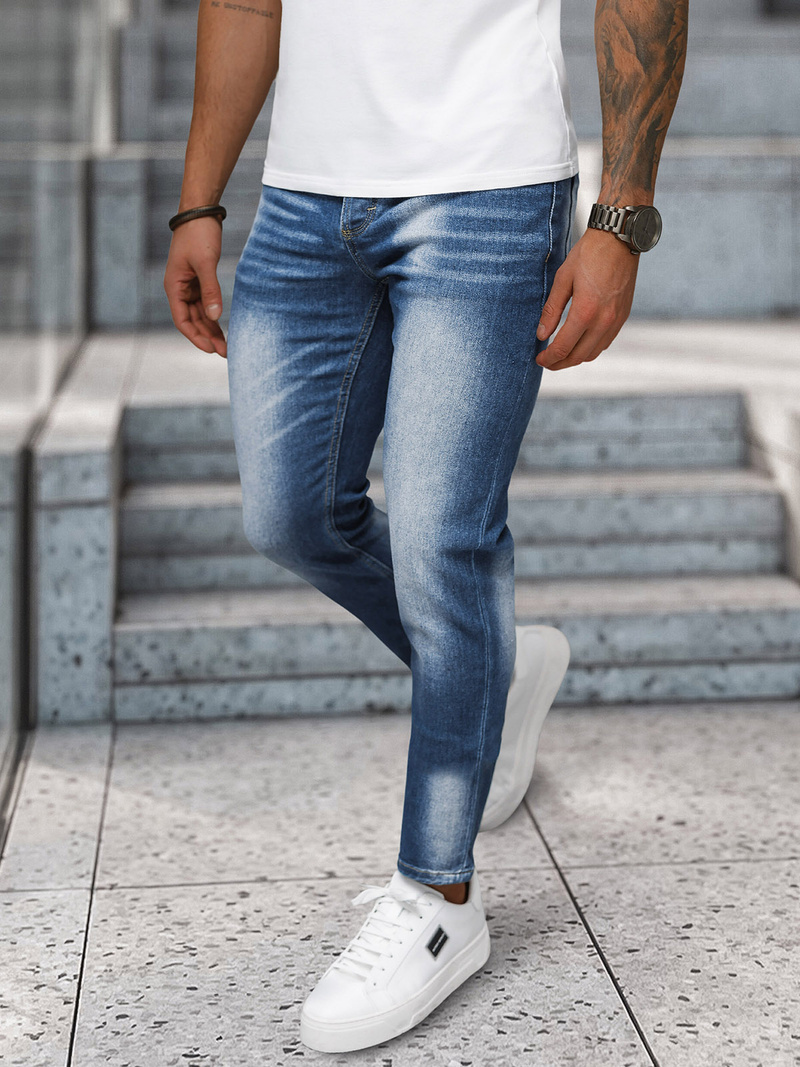 Мъжки дънки синьо OZONEE NB/MP0199BC