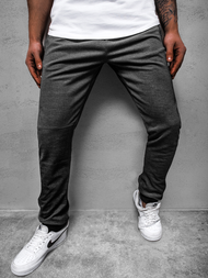 Мъжко долнище на анцуг графитно OZONEE JS/AM98Z