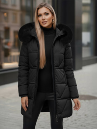 Дамско яке черно OZONEE JS/16M9099/392Z