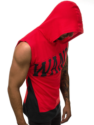 Mъжка тениска червена OZONEE B/60042Z