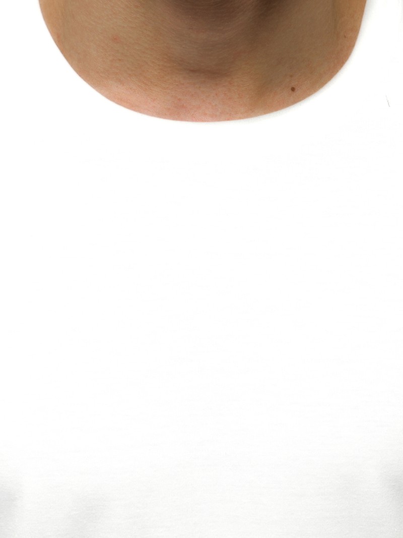 Мъжка тениска бяла OZONEE JS/DX11001