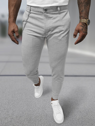 Мъжки панталони сиво OZONEE DJ/3300