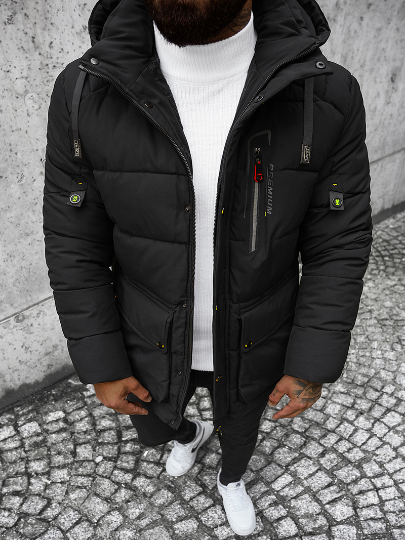 Зимно яке черно OZONEE JS/22M60/392