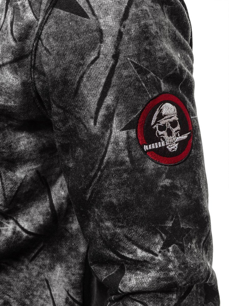 Мъжки суитшърт сив OZONEE JS/DD250Z