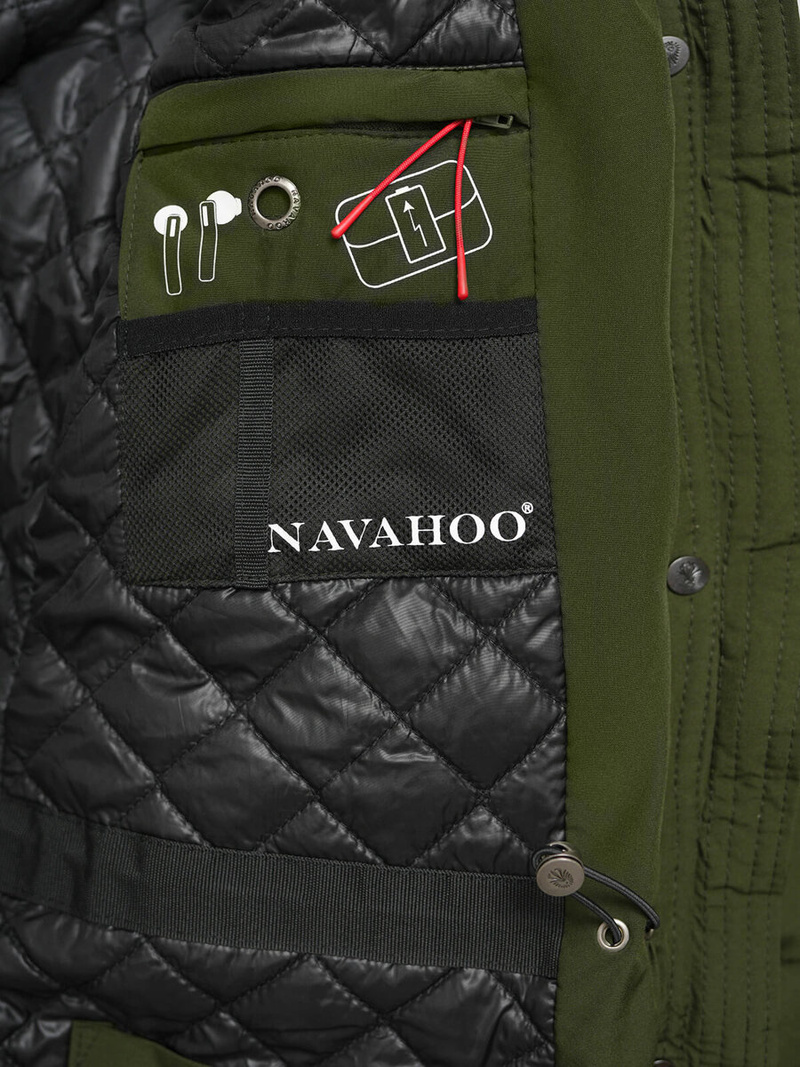 Дамско яке каки OZONEE O/W377