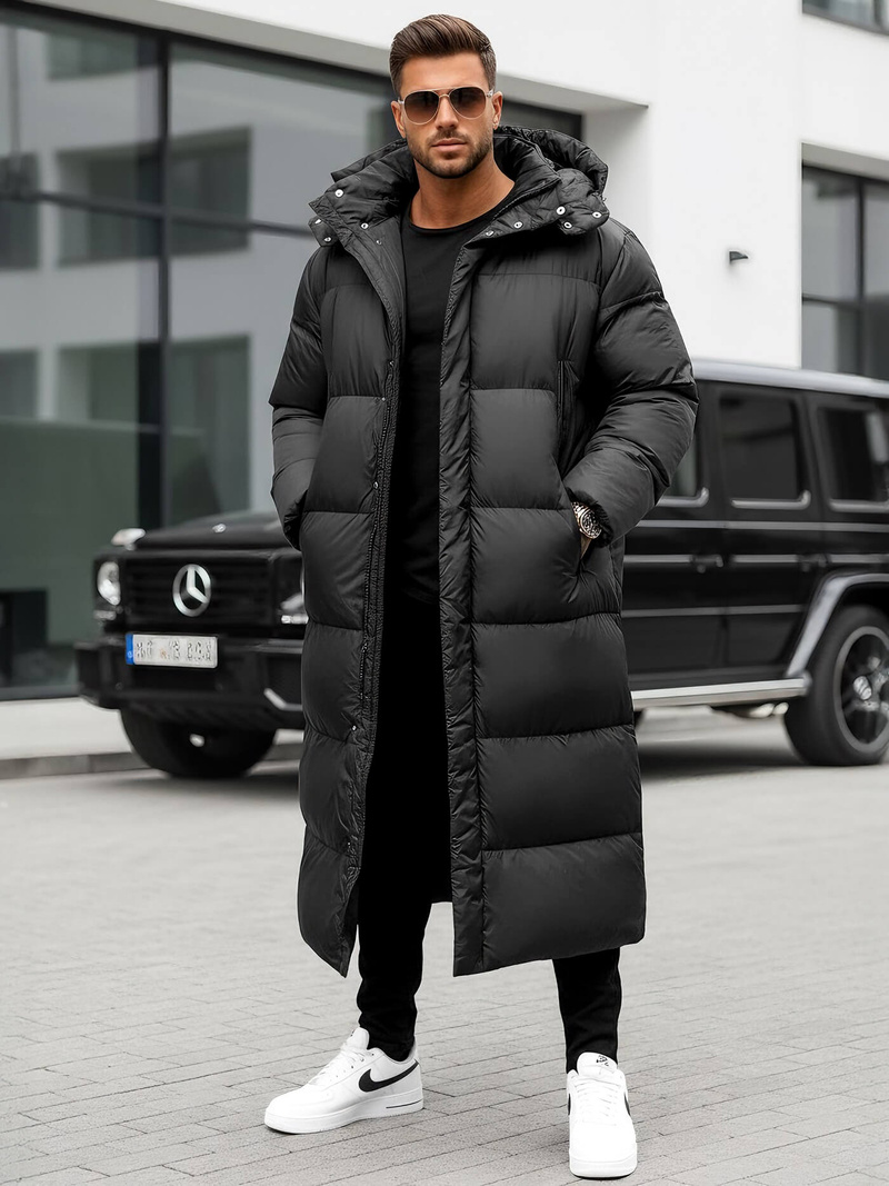 Мъжко яке черно OZONEE O/M3202Z