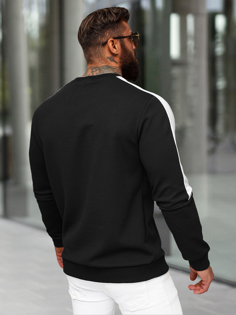 Мъжки суитшърт черна OZONEE O/P2033Z