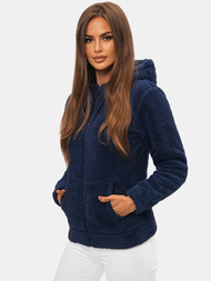 Дамски суичър тъмнсиня OZONEE JS/HH007/50Z