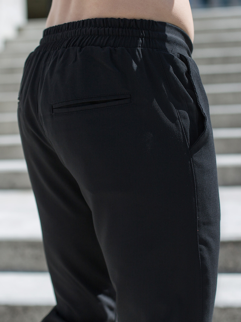 Мъжки панталони чино черни OZONEE DJ/5574