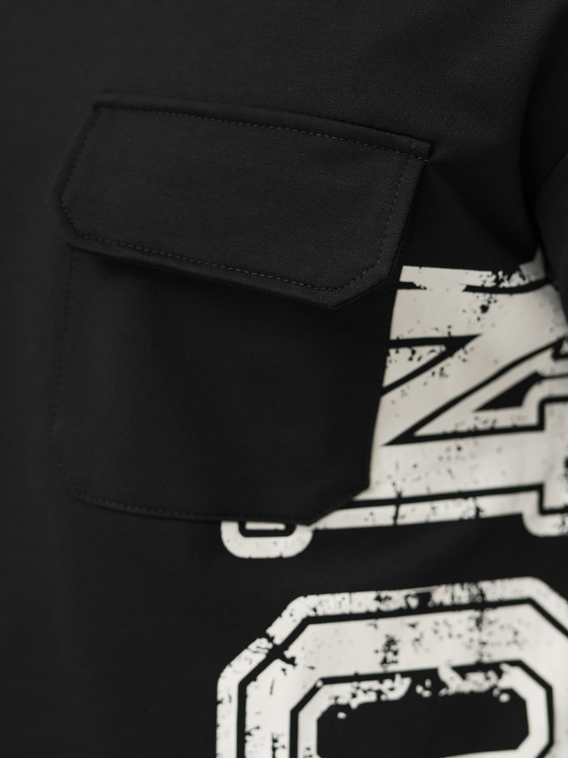 Мъжки спортен екип черен OZONEE JS/27C6531/3