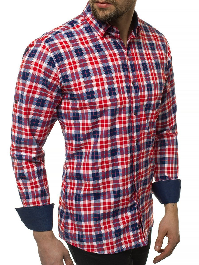 Мъжка риза OZONEE EP/K02Z